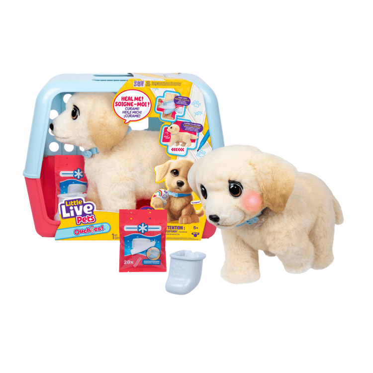 Paquete Individual Little Live Pets Ouchies Deluxe Retriever