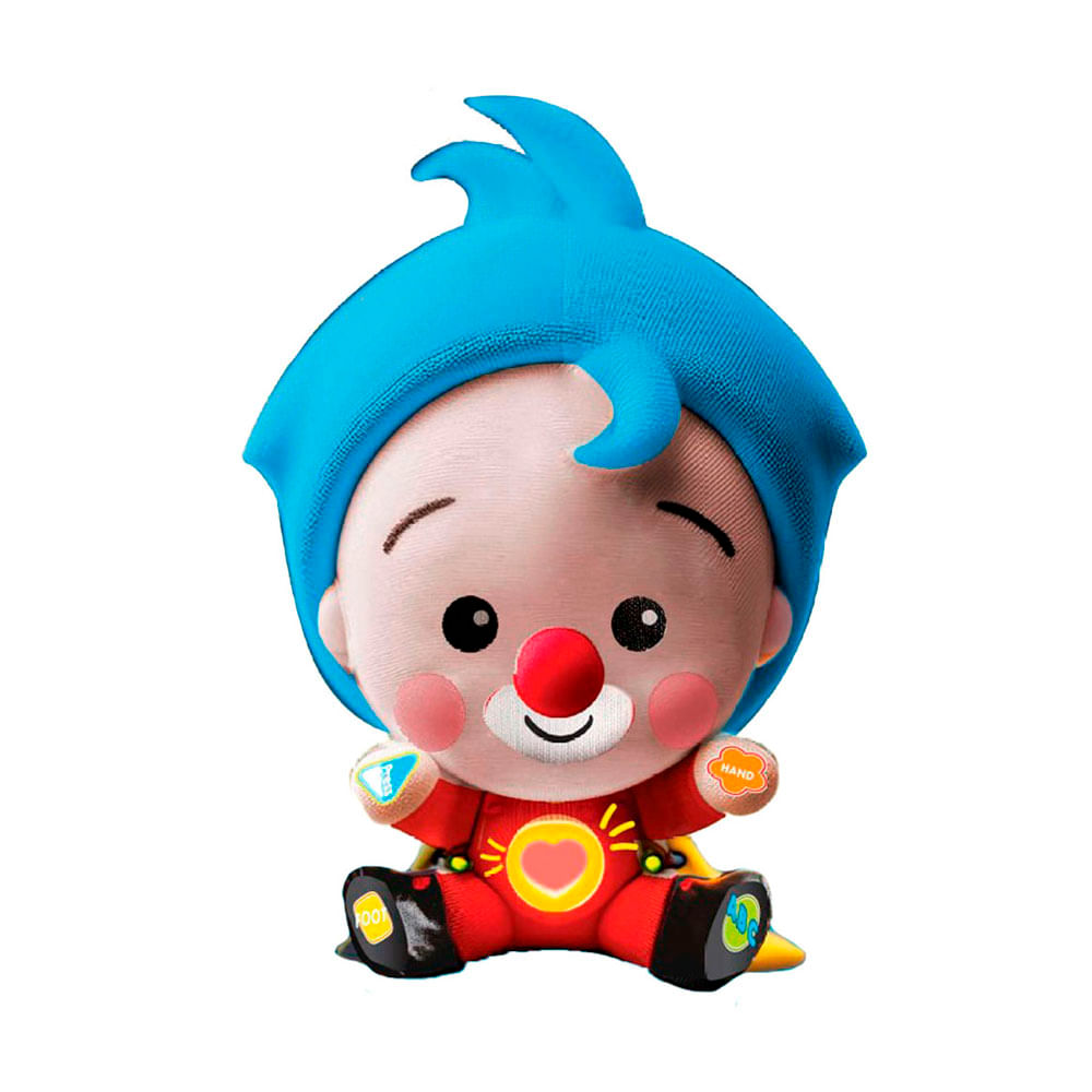 Peluche Aprendizaje Plim Plim Luz Musica y Sonido 30cm