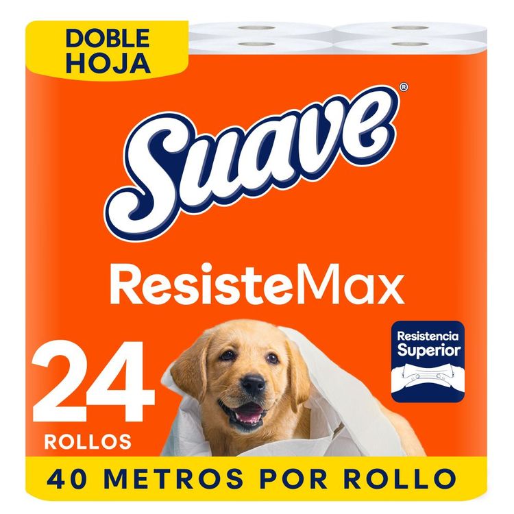 Papel Higiénico Suave Resistemax 24un