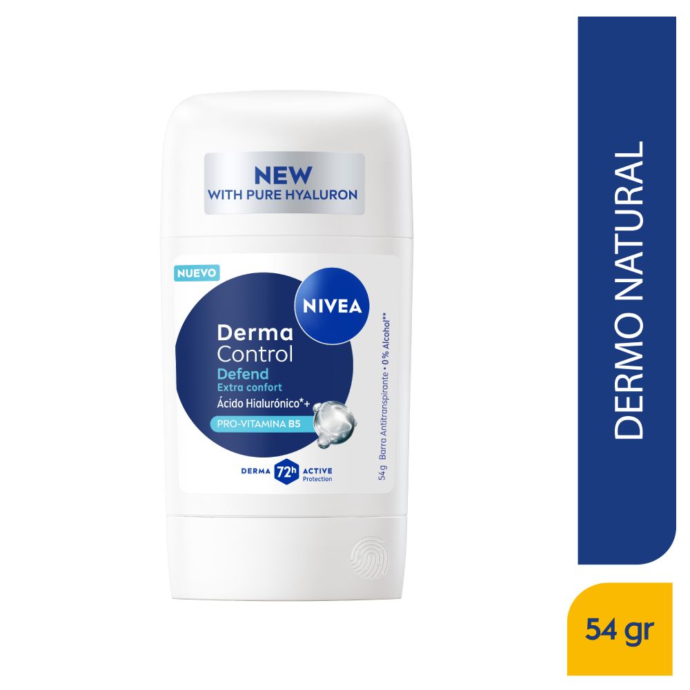 Antitranspirante en Barra Nivea Derma Control Defend 54g