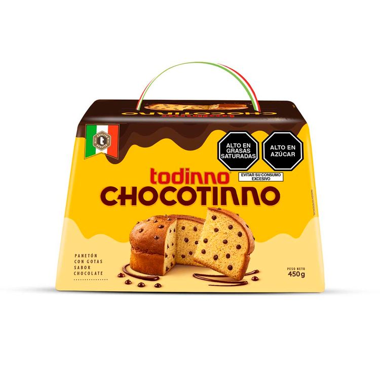 Panetón Todinno Chocotinno Caja 450g