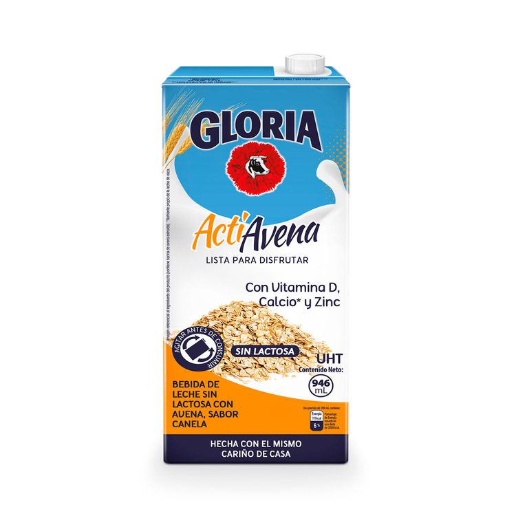 Bebida con Avena Gloria Acti Avena Caja 946ml