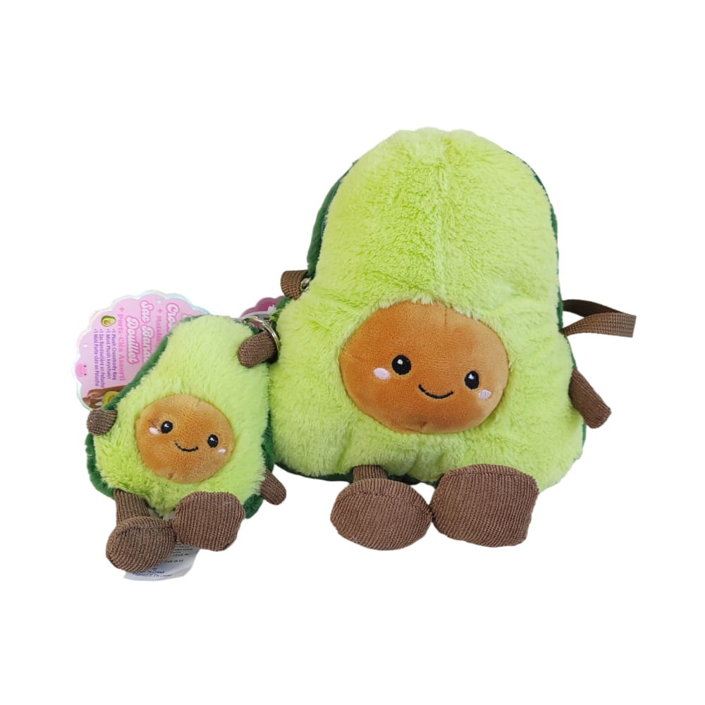 Bolso de Peluche Hot Focus con Llavero Aguacate