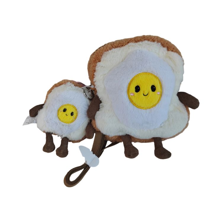 Bolso de Peluche Hot Focus con Llavero Fried Egg