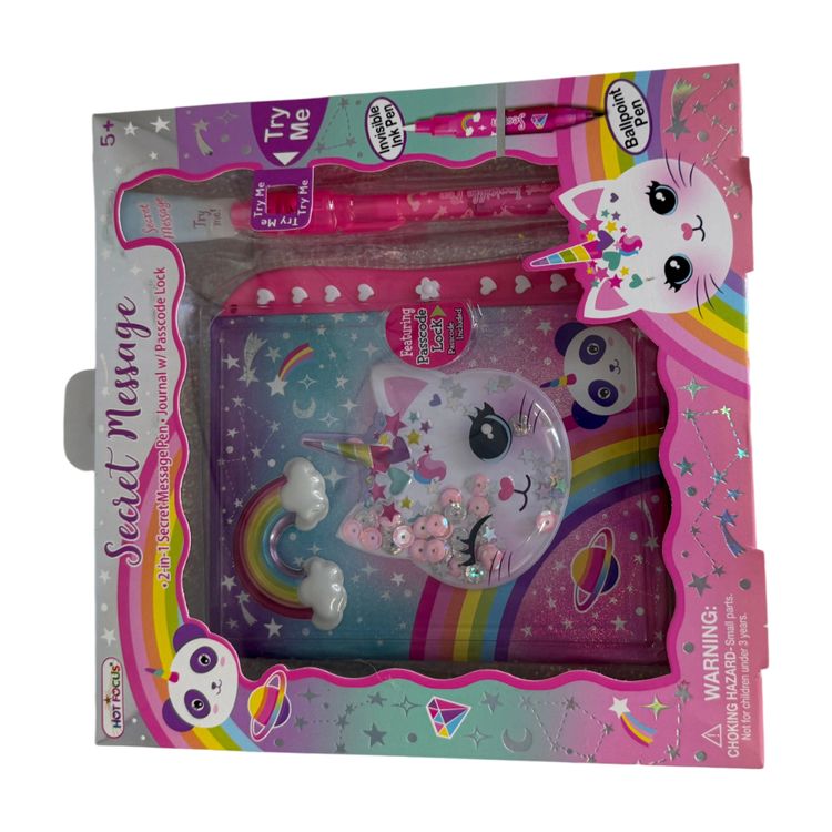 Set de Mensaje Secreto Hot Focus Kitty