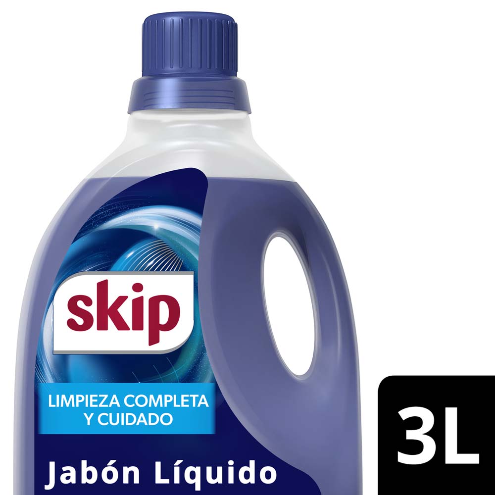 Detergente Líquido Skip Bio Enzimas 3L