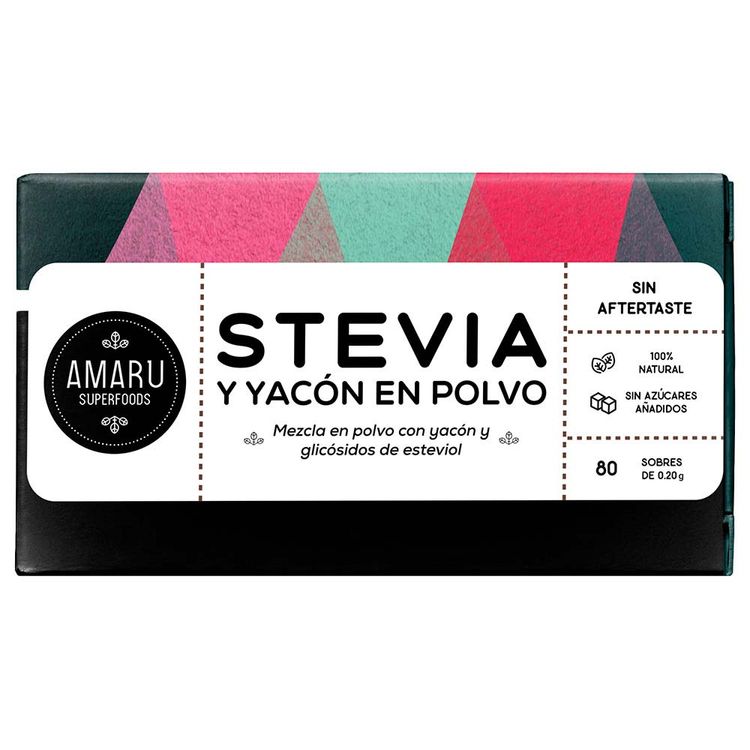 Stevia con Yacón Amaru Superfoods 80un