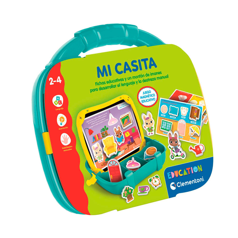 Maletín Clementoni magnético Hogar