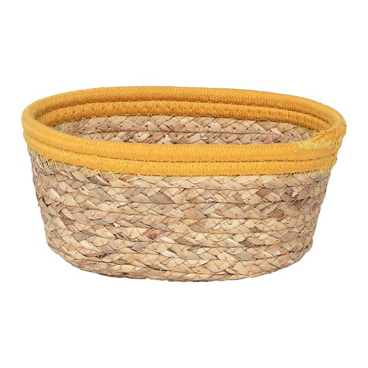 CESTA OVAL NAT NARANJA 21X16X9CM CESTA OVAL NAT NARANJA 21X16X9CM