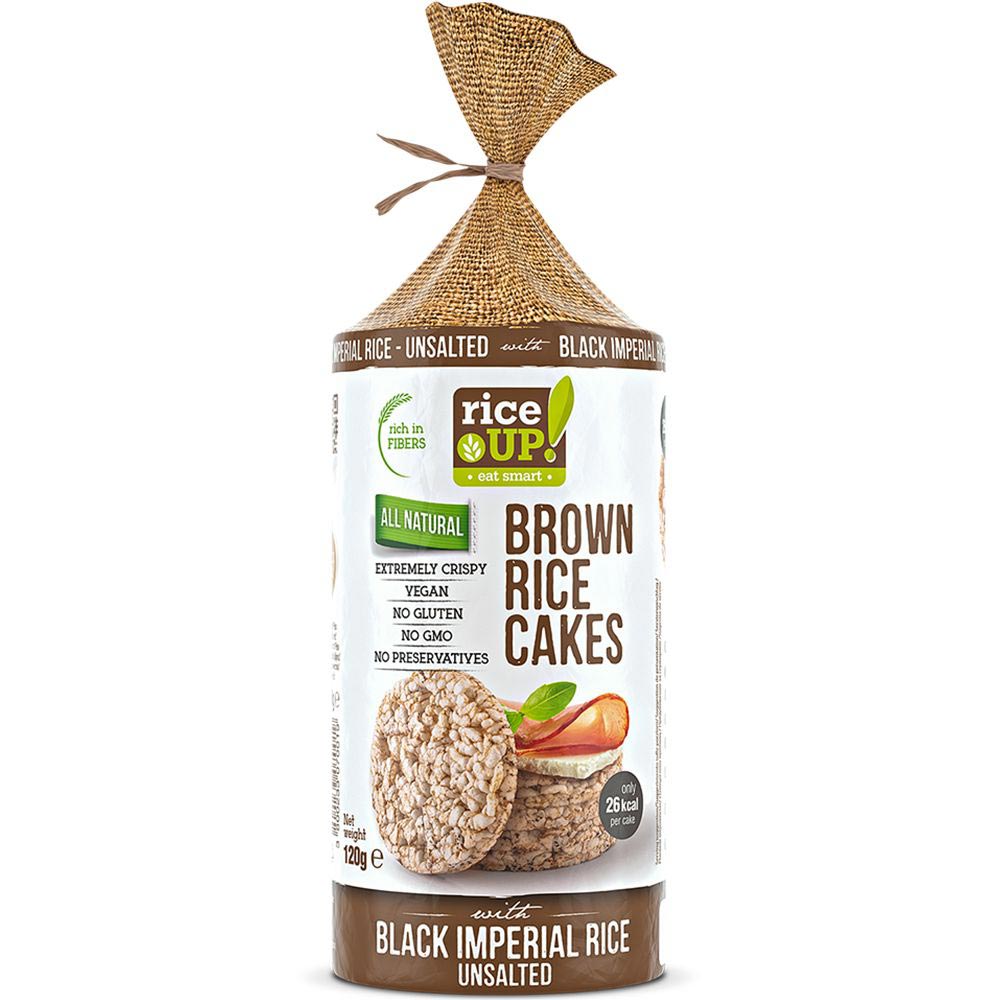 Galleta de Arroz Integral Sin Sal Rice Up 120g