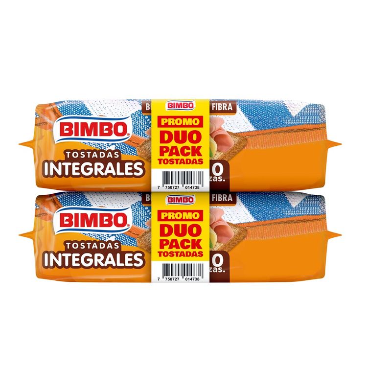 Twopack Tostadas Integrales Bimbo 10un
