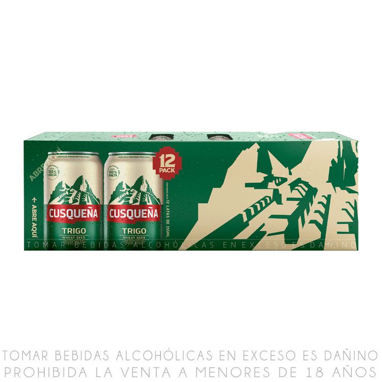 Twelvepack Cerveza Cusqueña Trigo Lata 355ml