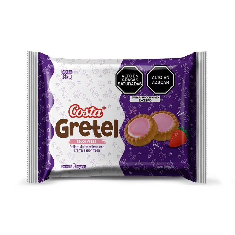 Galleta Gretel Fresa 6un