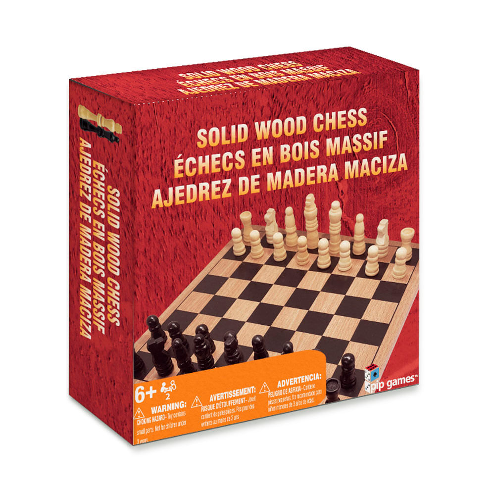 Ajedrez de Madera Maciza