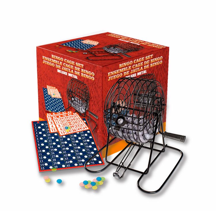 Bingo con Jaula Metálica
