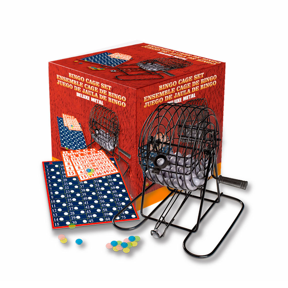 Bingo con Jaula Metálica