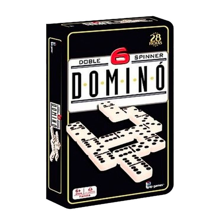 Doble 6 Dominó con Caja Metálica