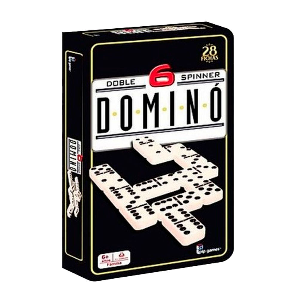 Doble 6 Dominó con Caja Metálica