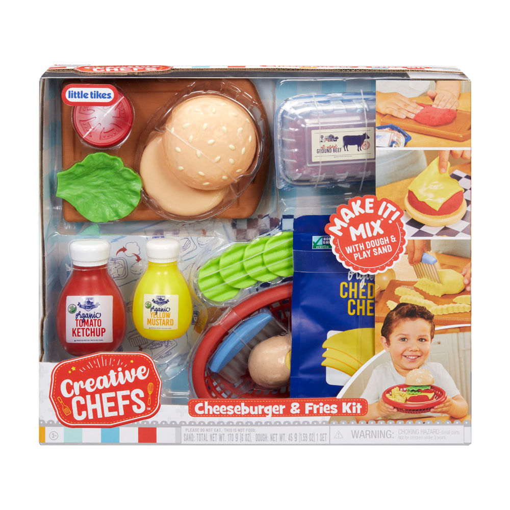 Role Play Little Tikes Creative Chefs Cheeseburger Fries