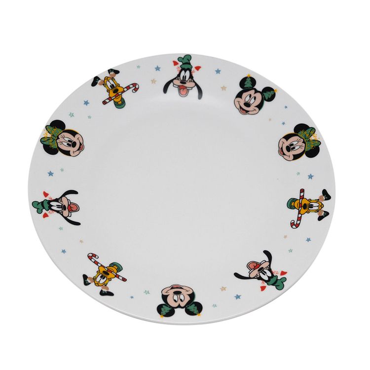 Plato Cerámica Navidad Disney 2025 19cm