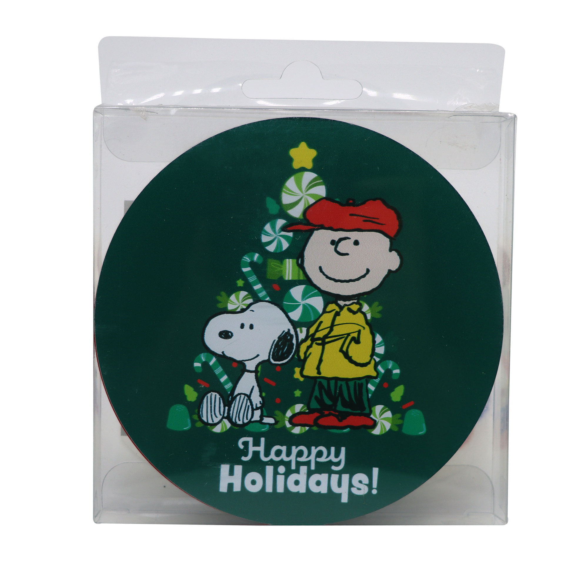 Set de Posavasos x4 Piezas Snoopy Navidad 2025