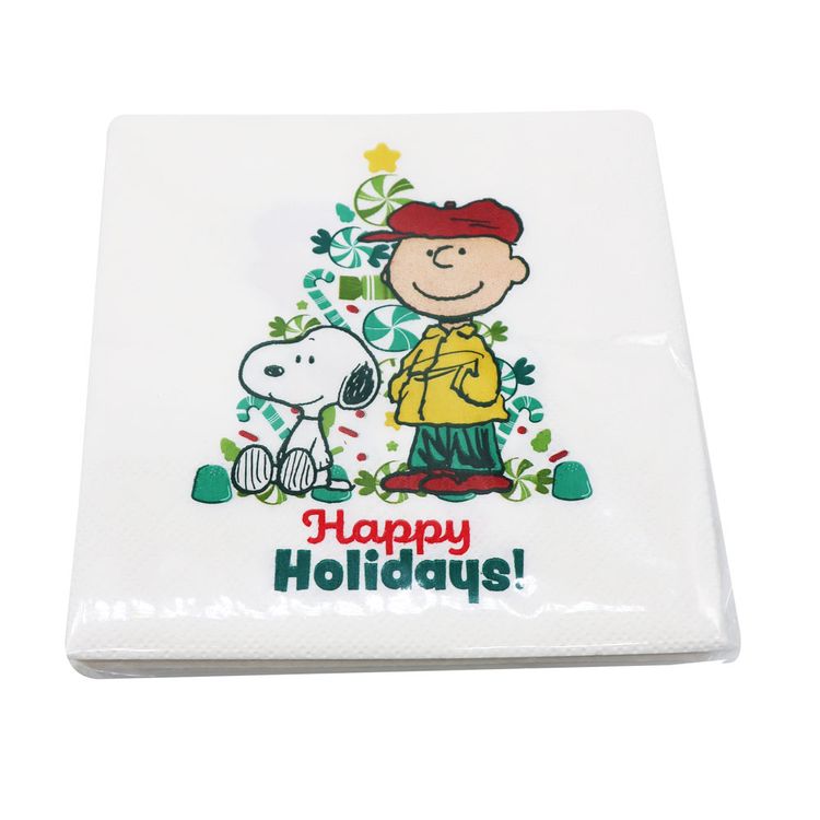 Servilletas 15Cm Snoopy Navidad 2025