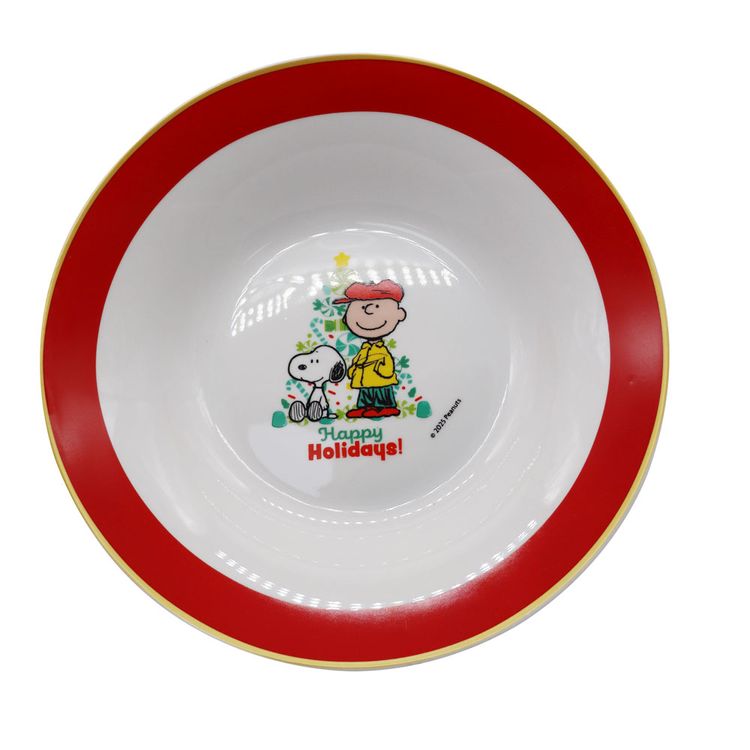 Plato de Sopa Snoopy Navidad 2025