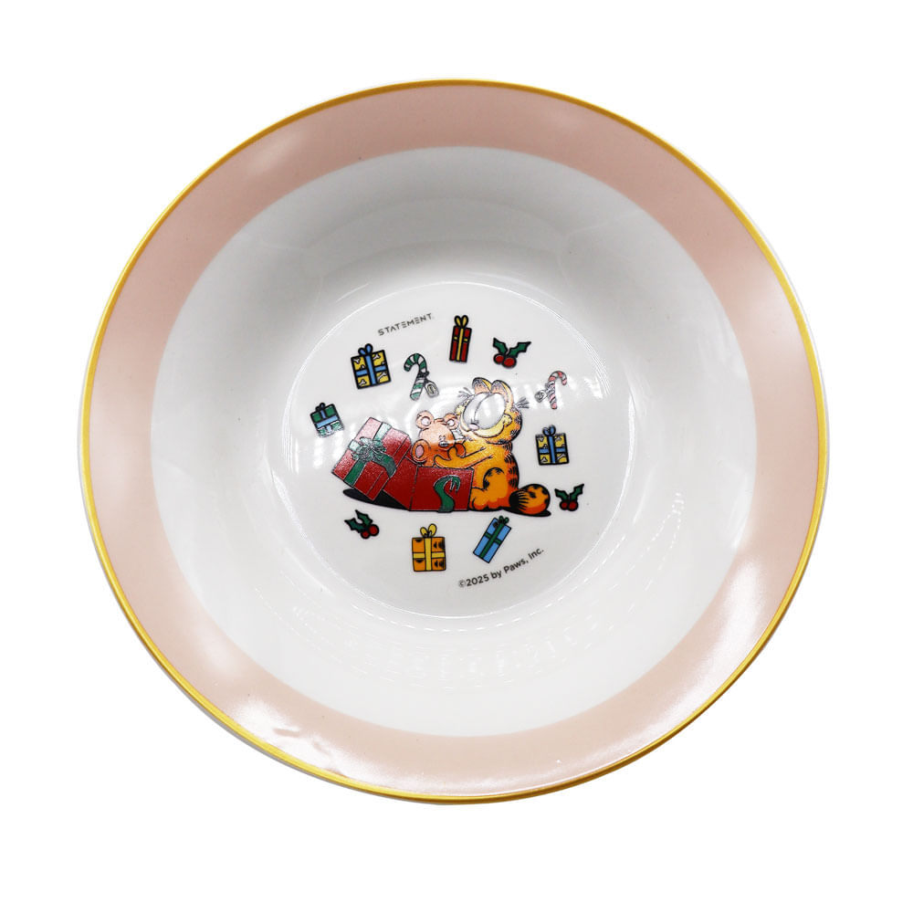 Plato de Sopa Garfield Navidad 2025