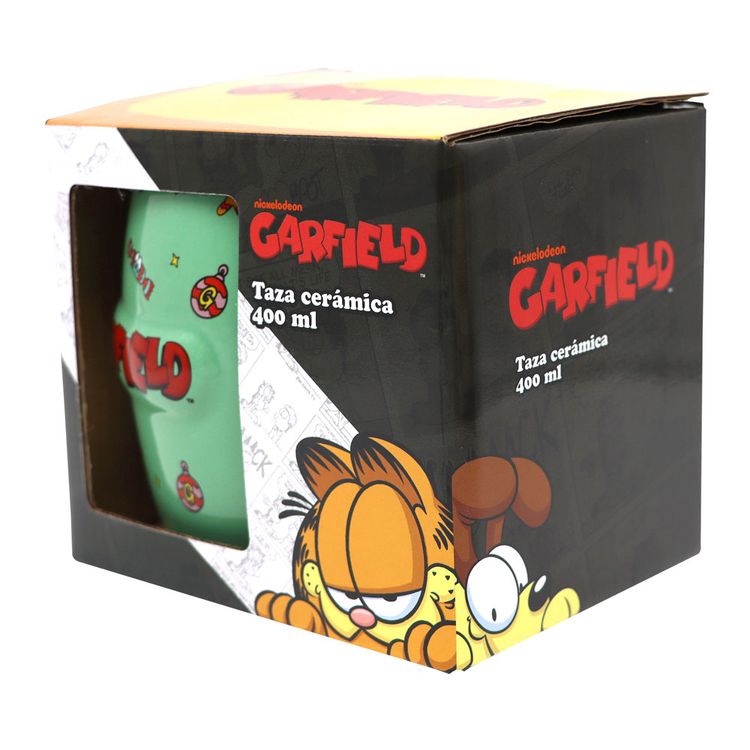 Mug Emboss 400ml Menta Garfield Navida25 Mug Emboss 400ml Menta Garfield Navida25