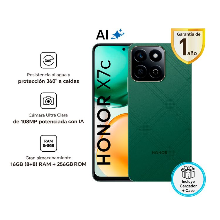Smartphone Honor X7C 8Gb+256Gb Forest Green
