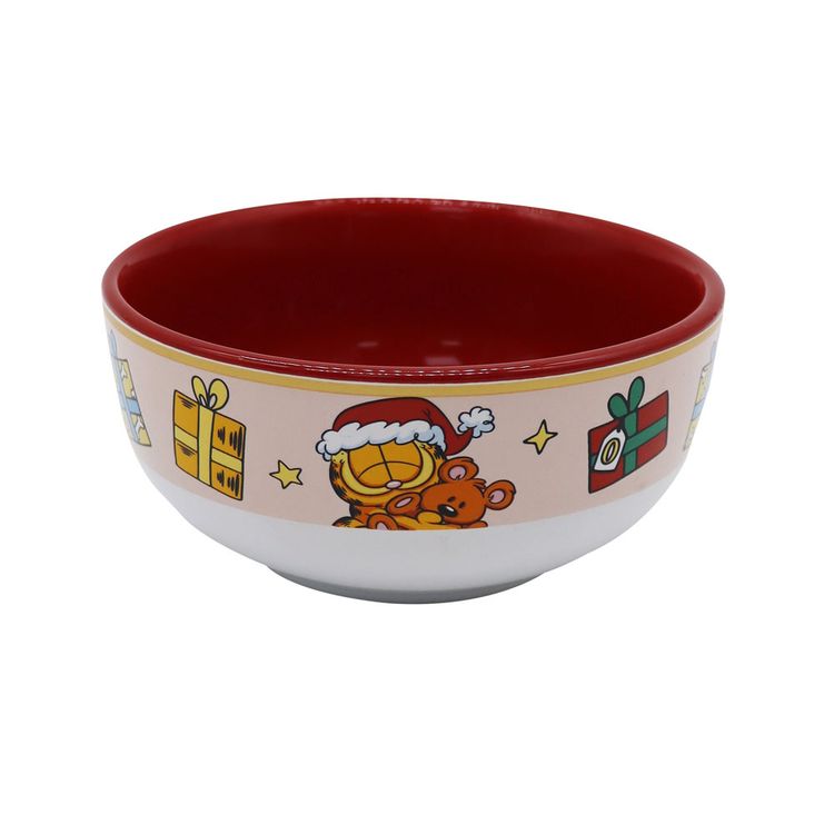Bowl Garfield Navidad25