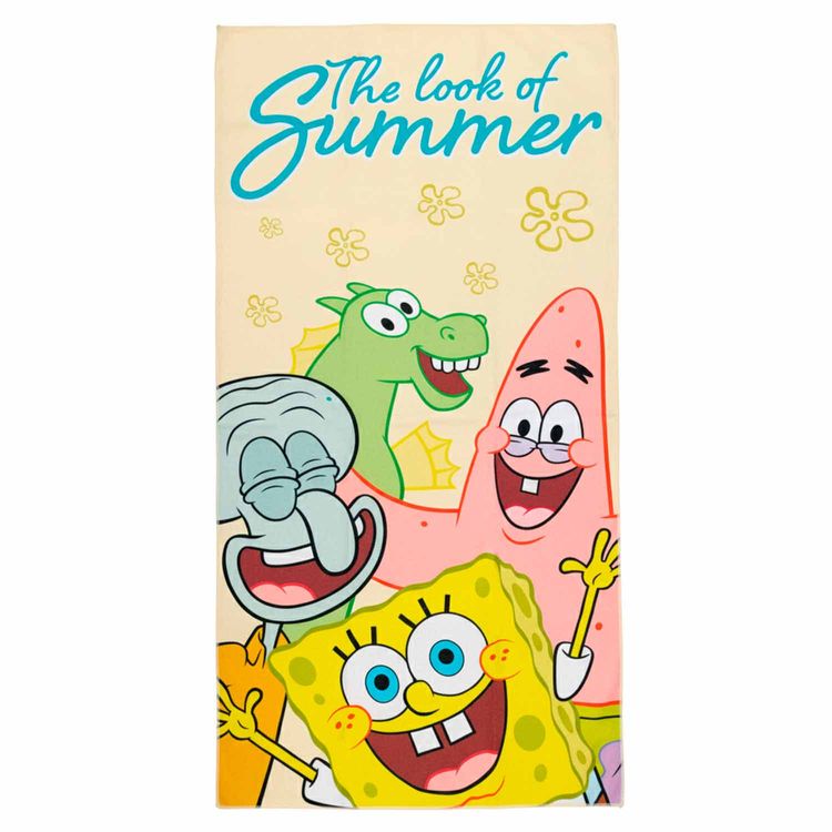 Toalla de Playa Poliéster Bob y sus amigos Toalla de Playa Poliéster Bob y sus amigos