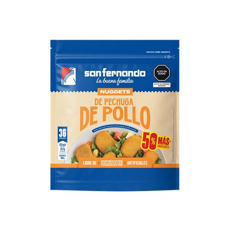 Nuggets de Pechuga de Pollo San Fernando 36un