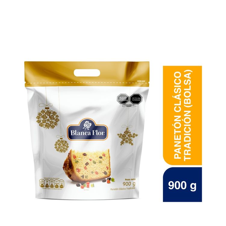 Panetón Blanca Flor Doypack 900g