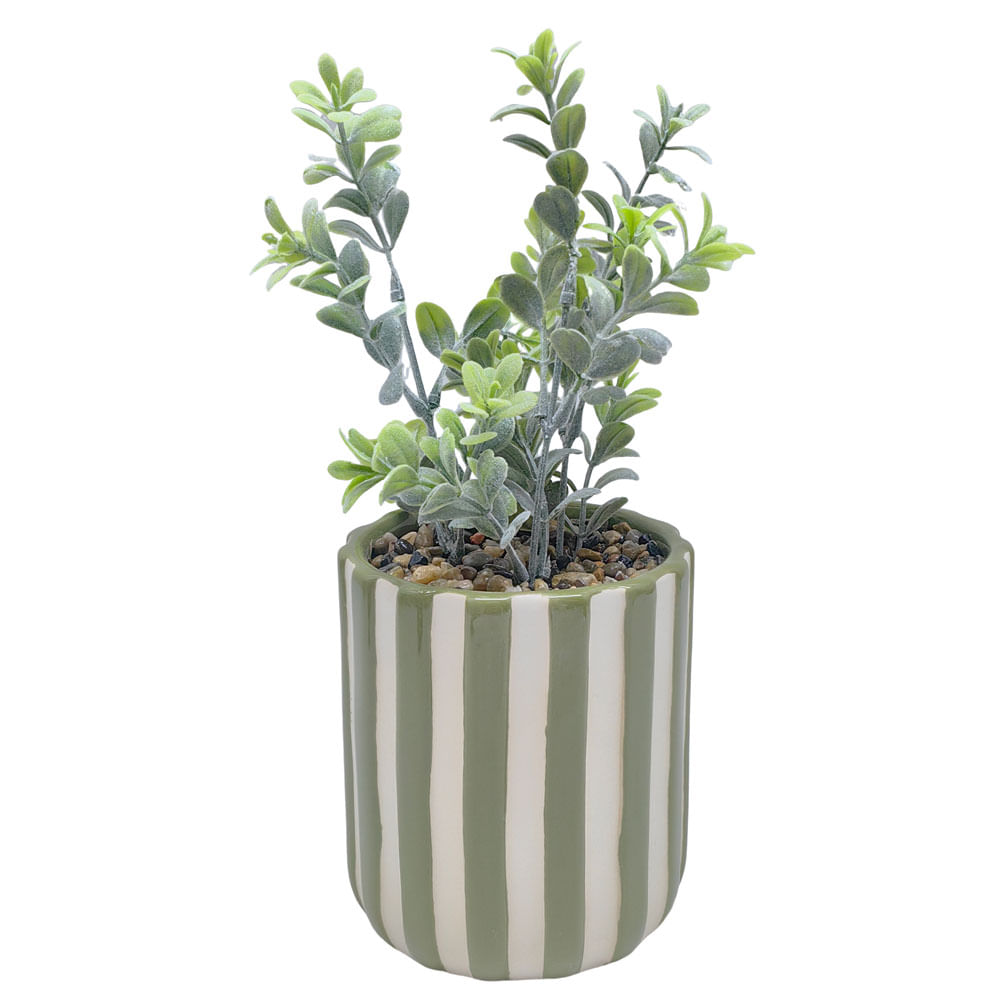 Planta Articial Outzen Maceta Cerámica 28cm