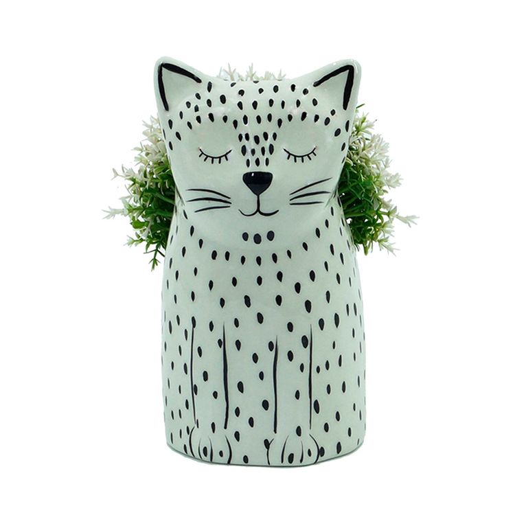 Planta Articial Outzen Maceta Gatopuntos17.5cm Planta Articial Outzen Maceta Gatopuntos17.5cm