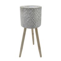 Maceta Madera Outzen con Patas 60cm