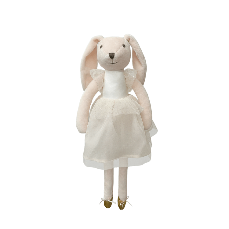 Peluche Conejita con Vestido Rosa 39cm