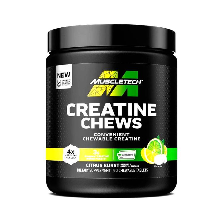 Creatine Chews Muscletech Citrus Burst 90 Tabletas