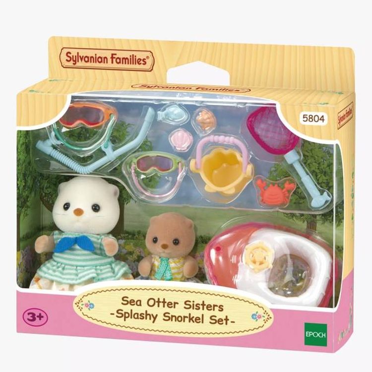Set Hermanas Nutria Marina Sylvanian
