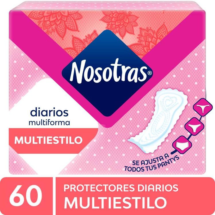 Protectores Diarios Nosotras Multiestilo 60un