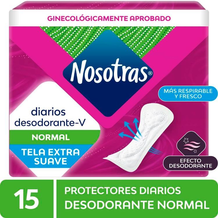 Protectores Diarios Nosotras Desodorante Normal 15un