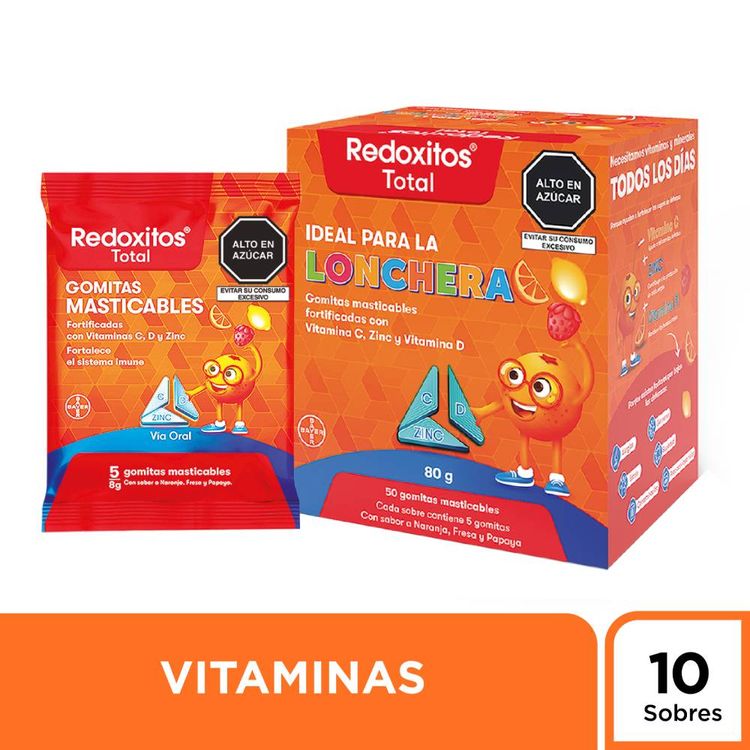 Gomitas Masticables Redoxitos Total 10un