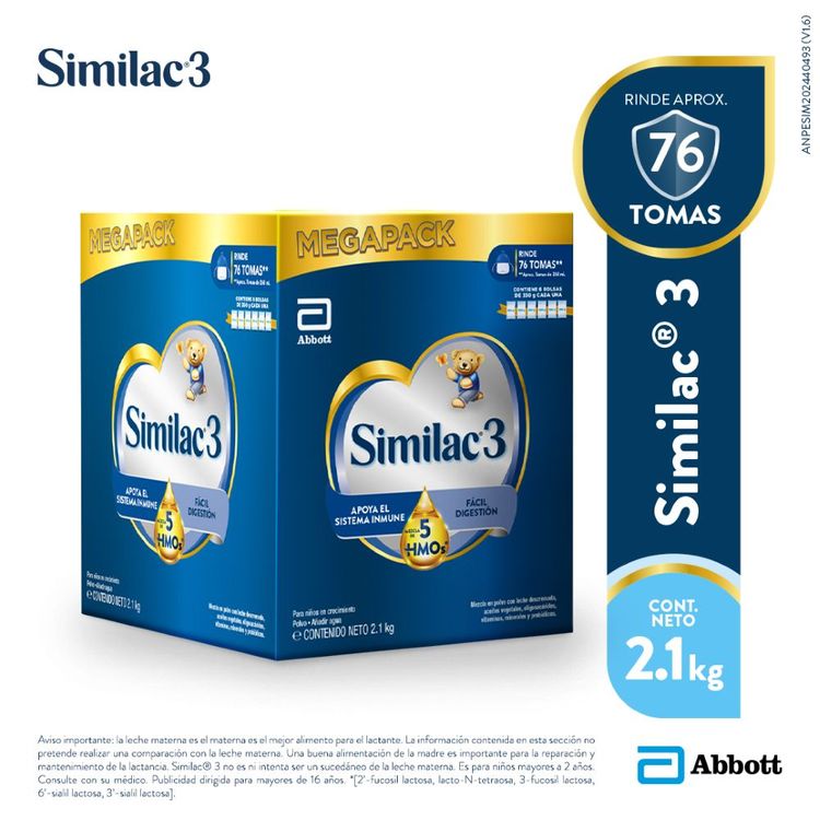 Fórmula de Crecimiento en Polvo Similac 3 2.1kg