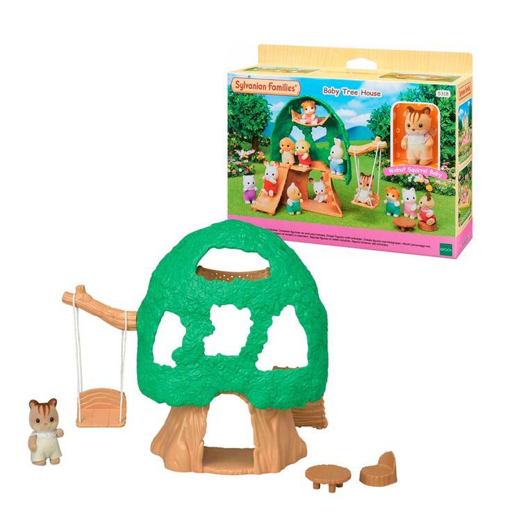 Casa de Árbol Sylvanian para Bebes
