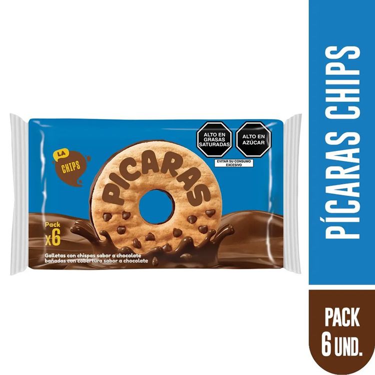 Sixpack Galletas Pícaras La Chips 38g