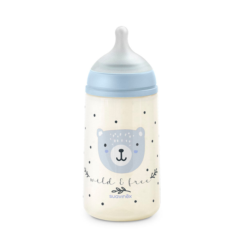 Biberón Anticólico Wild Blue Flujo (M) 270 ml