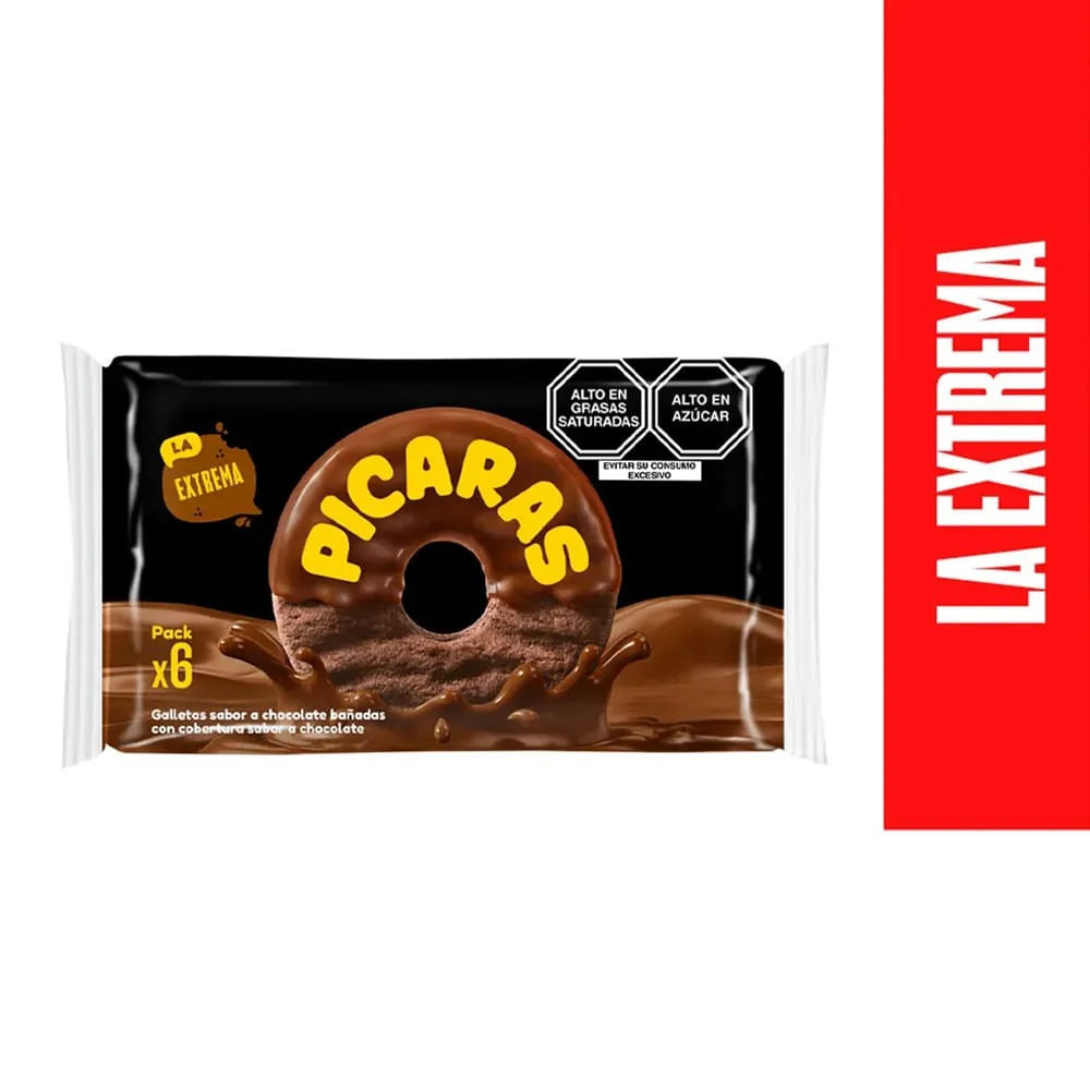 Sixpack Galleta Pícaras La Extrema 38g