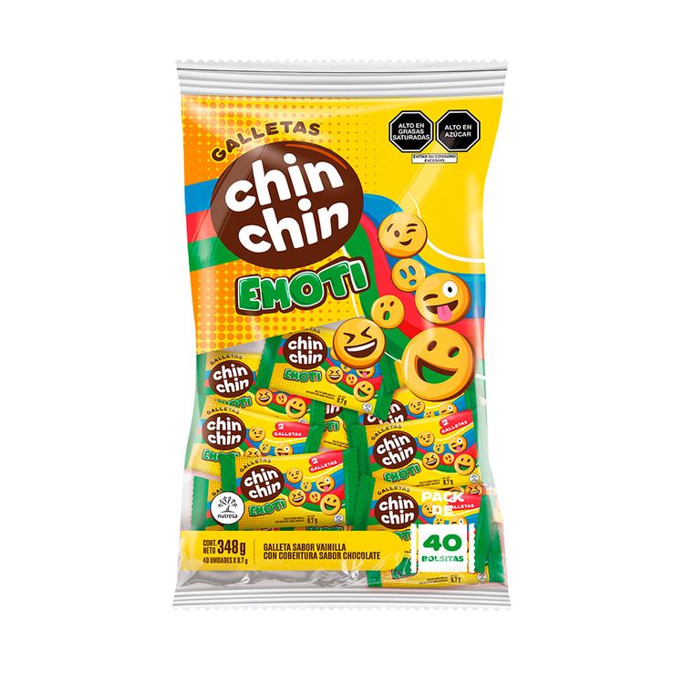 Galletas Chin Chin Emoti 40un