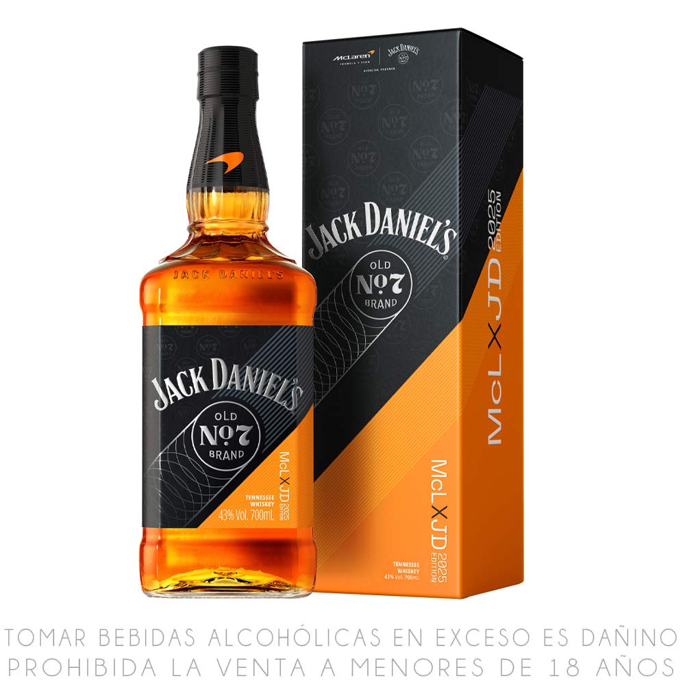 Whiskey Jack Daniel's Mc Laren Botella 700ml